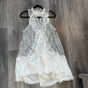 Free People White Lace dress